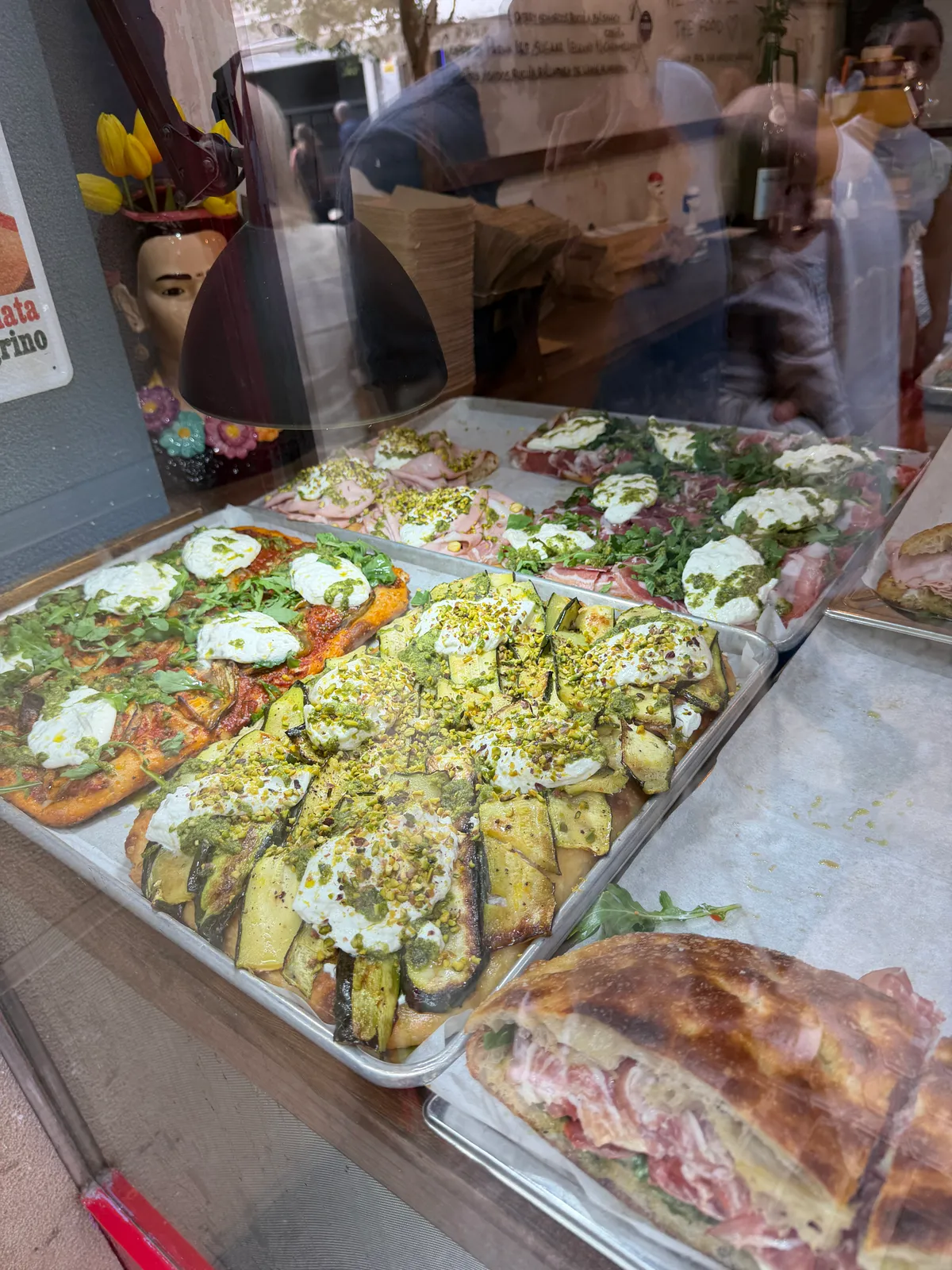 A counter lined with pintxos in San Sebastián's old town